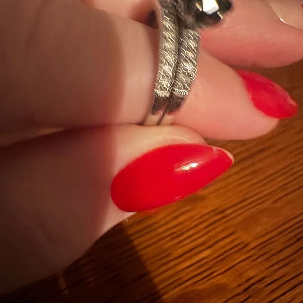 Black and Silver White Gold Bridal Set